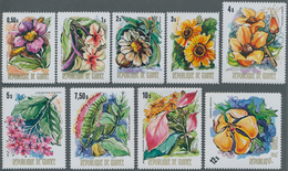 Thematik: Flora, Botanik / Flora, Botany, Bloom: 1974, GUINEA: Domestic Flowers (Clappertonia Ficifo - Autres & Non Classés