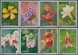 Thematik: Flora, Botanik / Flora, Botany, Bloom: 1984, ZAIRE: Flowers Complete Set Of Eight In A Lot - Andere & Zonder Classificatie