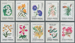 Thematik: Flora, Botanik / Flora, Botany, Bloom: 1985, ARGENTINA: Flower Definitives Complete Set Of - Sonstige & Ohne Zuordnung