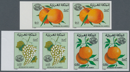 Thematik: Flora-Obst + Früchte / Flora-fruits: 1978, MOROCCO: Postage Dues Complete Set Of Three Inc - Frutas