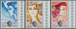 Thematik: Frauen / Women: 1977, TUNISIA: 20 Years Republic Complete Set Of Three Showing Different W - Unclassified