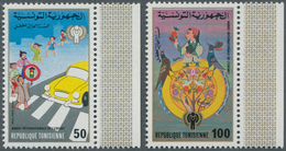 Thematik: Kinder / Children: 1979, TUNISIA: International Year Of The Child Complete Set Of Two 50m. - Other & Unclassified