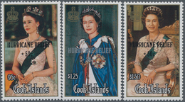 Thematik: Königtum, Adel / Royalty, Nobility: 1987, COOK ISLANDS: 60th Birthday Of QEII Complete Set - Familias Reales