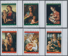 Thematik: Malerei, Maler / Painting, Painters: 1971, BURUNDI: Christmas Paintings (Il Perugino, Mora - Other & Unclassified