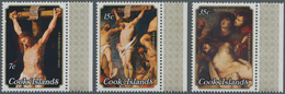 Thematik: Malerei, Maler / Painting, Painters: 1977, COOK ISLANDS: Easter Complete Set Of Three With - Other & Unclassified