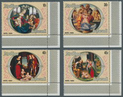 Thematik: Malerei, Maler / Painting, Painters: 1981, BURUNDI: Christmas 1980 Complete Set Of Four Wi - Andere & Zonder Classificatie