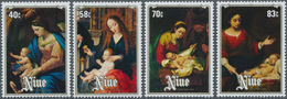 Thematik: Malerei, Maler / Painting, Painters: 1984, NIUE: Christmas Complete Set Of Four With Diffe - Autres & Non Classés