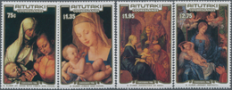 Thematik: Malerei, Maler / Painting, Painters: 1986, AITUTAKI: Christmas Complete Set Of Four With D - Other & Unclassified