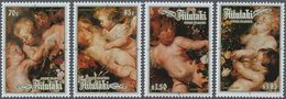 Thematik: Malerei, Maler / Painting, Painters: 1987, AITUTAKI: Christmas Complete Set Of Four With D - Sonstige & Ohne Zuordnung