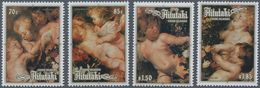 Thematik: Malerei, Maler / Painting, Painters: 1987, AITUTAKI: Christmas Complete Set Of Four With D - Sonstige & Ohne Zuordnung