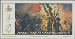 Thematik: Malerei, Maler / Painting, Painters: 1989, ARGENTINA: 200 Years French Revolution Miniatur - Sonstige & Ohne Zuordnung