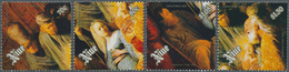 Thematik: Malerei, Maler / Painting, Painters: 1989, NIUE: Christmas Complete Set Of Four With Diffe - Sonstige & Ohne Zuordnung