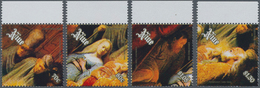 Thematik: Malerei, Maler / Painting, Painters: 1989, NIUE: Christmas Complete Set Of Four With Diffe - Sonstige & Ohne Zuordnung