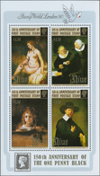 Thematik: Malerei, Maler / Painting, Painters: 1990, NIUE: 150 Years Of Stamps Miniature Sheet With - Sonstige & Ohne Zuordnung