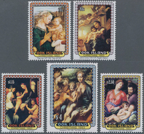 Thematik: Malerei, Maler / Painting, Painters: 1993, COOK ISLANDS: Christmas Complete Set Of Five Wi - Sonstige & Ohne Zuordnung