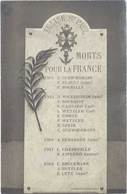 Delcampe - Cpa Militaire – Carte-photo Eglise Saint-Paul ( Paris 18e ), Plaque De Marbre : Morts Pour La France (MI) (dd) - Paris (18)