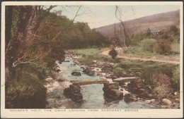 Badger's Holt From Dartmeet Bridge, Devon, C.1930s - Badger's Holt Postcard - Dartmoor