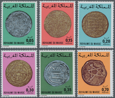 Thematik: Numismatik / Numismatics: 1976, MOROCCO: Old Morrocan Coins Complete Set Of Six In A Lot W - Munten