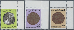 Thematik: Numismatik / Numismatics: 1980, MOROCCO: Old Morrocan Coins Complete Set Of Three In A Lot - Coins