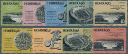 Thematik: Olympische Spiele / Olympic Games: 1964, HONDURAS: Summer Olympics Tokyo Complete Set Of N - Other & Unclassified