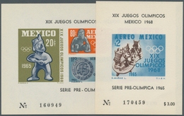 Thematik: Olympische Spiele / Olympic Games: 1965, MEXICO: Summer Olymics 1968 In Mexico-City In A L - Other & Unclassified