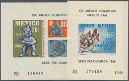 Thematik: Olympische Spiele / Olympic Games: 1965, MEXICO: Summer Olymics 1968 In Mexico-City In A L - Altri & Non Classificati