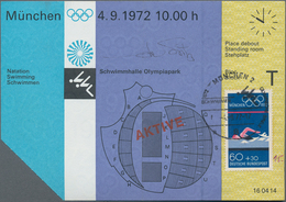 Thematik: Olympische Spiele / Olympic Games: 1972, Olympiade München 46 Eintrittskarten Zu Verschied - Sonstige & Ohne Zuordnung