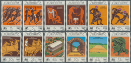 Thematik: Olympische Spiele / Olympic Games: 1984, SURINAME: Summer Olympics Los Angeles Complete Se - Sonstige & Ohne Zuordnung