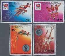 Thematik: Olympische Spiele / Olympic Games: 1988, PENRHYN: Summer Olympics Seoul Complete Set Of Fo - Sonstige & Ohne Zuordnung