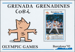 Thematik: Olympische Spiele / Olympic Games: 1992, GRENADA/Grenadines: Summer Olympics Barcelona Min - Sonstige & Ohne Zuordnung