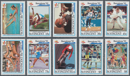 Thematik: Olympische Spiele / Olympic Games: 1992, ST. VINCENT: Summer Olympics Barcelona Complete S - Other & Unclassified