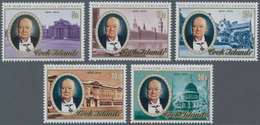 Thematik: Persönlichkeiten - Churchill / Personalities - Churchill: 1974, COOK ISLANDS: 100th Birthd - Sir Winston Churchill