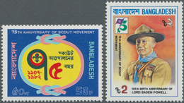 Thematik: Pfadfinder / Boy Scouts: 1982, BANGLADESH: 75 Years Scouting And 125th Birthday Of Baden-P - Other & Unclassified