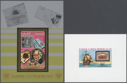 Thematik: Philatelie / Philately: 1970/1990 (ca.), STAMPS ON STAMPS, U/m Collection Of Apprx 730 Sta - Other & Unclassified