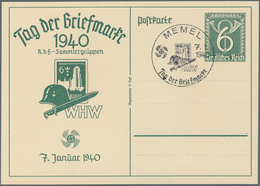 Thematik: Philatelie - Tag Der Briefmarke / Stamp Days: 1936/1943, III.Reich, Partie Von Ca. 86 Brie - Día Del Sello