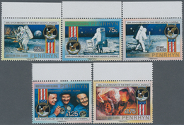 Thematik: Raumfahrt / Astronautics: 1989, PENRHYN: 20th Anniversary Of Moon Landing Complete Set Of - Autres & Non Classés