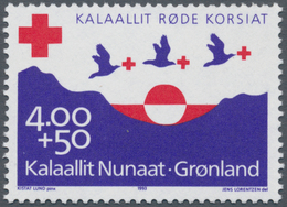 Thematik: Rotes Kreuz / Red Cross: 1993, GREENLAND: 70 Years RED CROSS In Greenland 4.00+0.50dkr. In - Red Cross