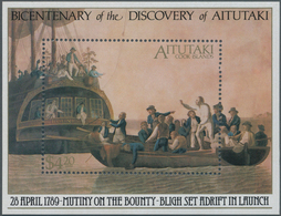 Thematik: Seefahrer, Entdecker / Sailors, Discoverers: 1989, AITUTAKI: Bicentenary Of The Discovery - Explorers