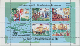 Thematik: Seefahrer, Entdecker / Sailors, Discoverers: 1992, VIETNAM: 500 Years Of Discovery Of Amer - Exploradores