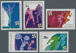 Thematik: Sport / Sport: 1974, COOK ISLANDS: Commonwealth Sport Games In Christchurch Complete Set O - Autres & Non Classés