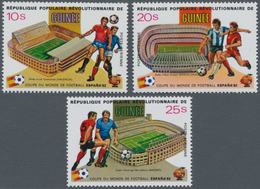 Thematik: Sport-Fußball / Sport-soccer, Football: 1982, GUINEA: Football World Championship In Spain - Andere & Zonder Classificatie