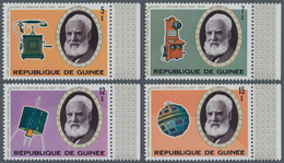 Thematik: Technik-Telefon / Technic-telephone: 1976, GUINEA: 100 Years Of Telephone (Alexander Graha - Télécom