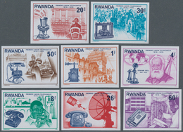 Thematik: Technik-Telefon / Technic-telephone: 1976, RWANDA: 100 Years Telephone Complete IMPERFORAT - Telecom