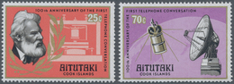 Thematik: Technik-Telefon / Technic-telephone: 1977, AITUTAKI: 100th Anniversary Of First Telephone - Télécom