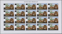 Thematik: Tiere, Fauna / Animals, Fauna: 1972, Rwanda. Progressive Proofs Set Of Sheets For The Comp - Other & Unclassified