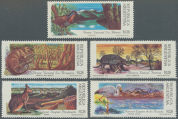 Thematik: Tiere, Fauna / Animals, Fauna: 1992, ARGENTINA: National Parks In Argentina Complete Set O - Other & Unclassified