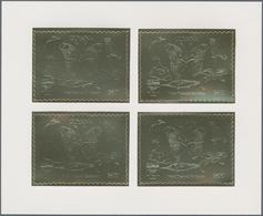 Thematik: Tiere, Fauna / Animals, Fauna: 1992, Guyana. Lot Containing 35 GOLD Miniature Sheets Of 4 - Other & Unclassified