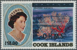 Thematik: Tiere-Meerestiere / Animals-sea Animals: 1990, COOK ISLANDS: Definitive Issue ‚Life In The - Marine Life