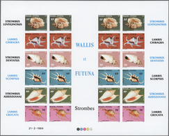 Thematik: Tiere-Meerestiere-Muscheln / Animals-sea Animals-shells: 1984, WALLIS And FUTUNA: Conches - Coneshells