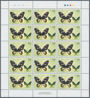 Thematik: Tiere-Schmetterlinge / Animals-butterflies: 2002, Papua New Guinea. Lot Of 1,500 Stamps "1 - Farfalle